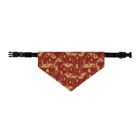 Brooklyn Bed-Stuy Blocks Pet Bandana Collar — other view