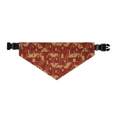 Brooklyn Bed-Stuy Blocks Pet Bandana Collar — other view