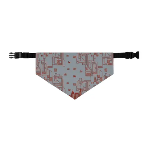 Chicago South Side Blocks Pet Bandana Collar — other view