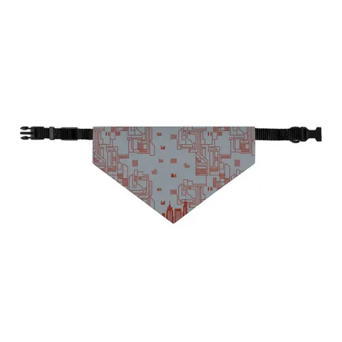 Chicago South Side Blocks Pet Bandana Collar — other view