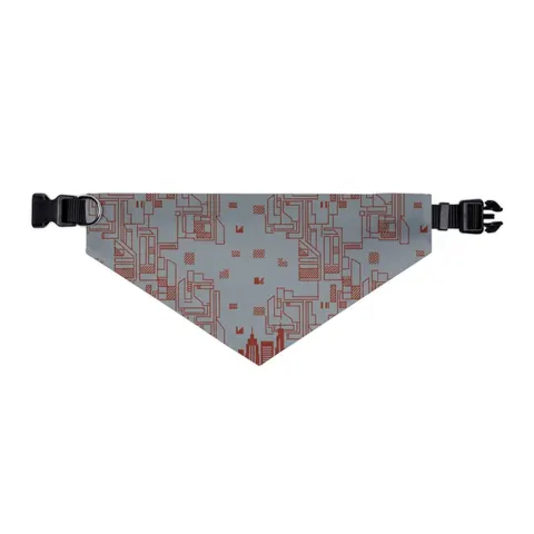 Chicago South Side Blocks Pet Bandana Collar — other view