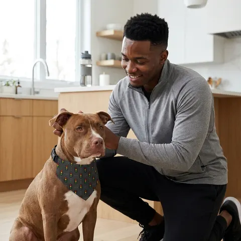 Houston Fifth Ward Signals Pet Bandana Collar
