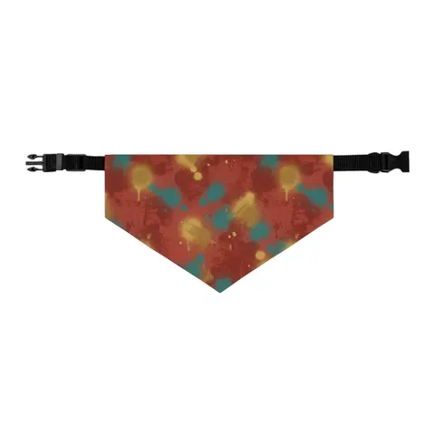 Houston Third Ward Brick Pet Bandana Collar — other view