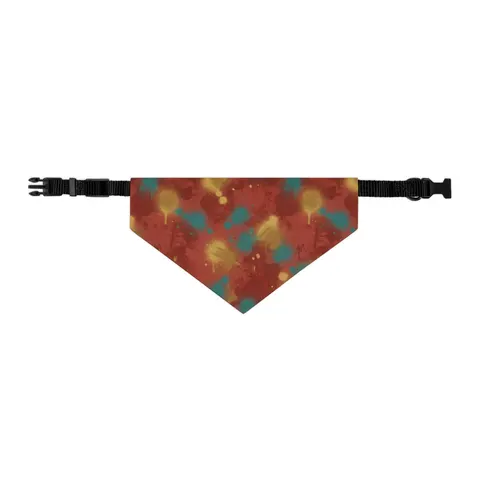 Houston Third Ward Brick Pet Bandana Collar — other view