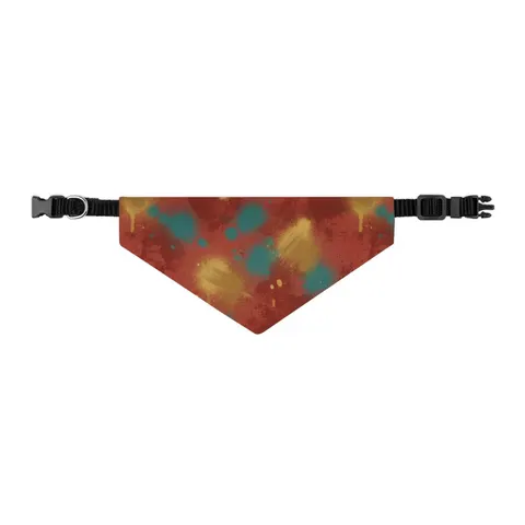 Houston Third Ward Brick Pet Bandana Collar — other view