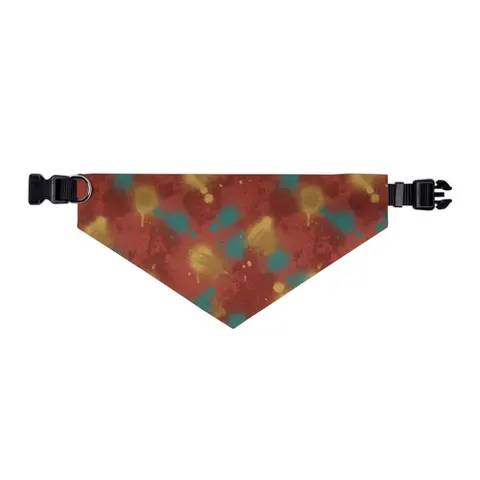 Houston Third Ward Brick Pet Bandana Collar — other view