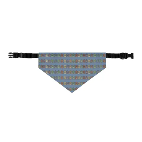 New Orleans 7th Ward Shotgun Houses Pet Bandana Collar — other view