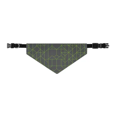 Oakland The Town Grid Pet Bandana Collar — other view