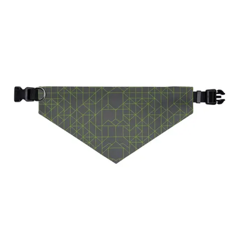 Oakland The Town Grid Pet Bandana Collar — other view