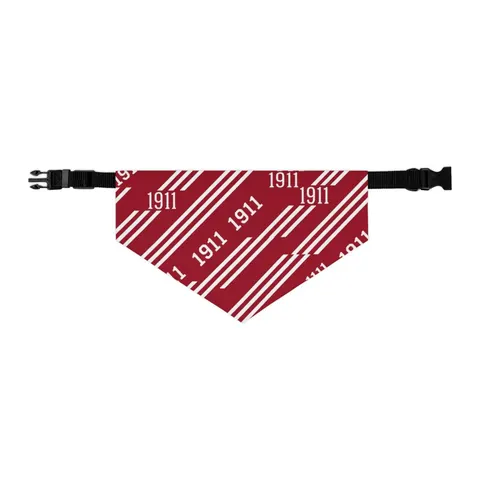 Kappa 1911 Cane Lines Pet Bandana Collar — other view