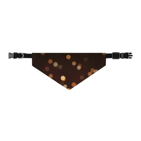 Faith Flag Candlelight Meditation Pet Bandana Collar — other view