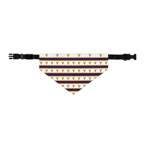 Faith Flag Choir Robes Color Block Pet Bandana Collar — other view