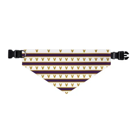 Faith Flag Choir Robes Color Block Pet Bandana Collar — other view
