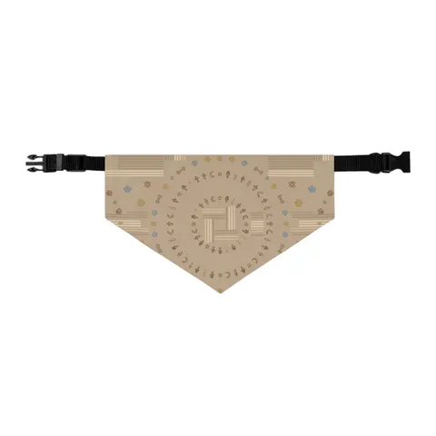 Faith Flag Multi-Faith Harmony Circle Pet Bandana Collar — other view
