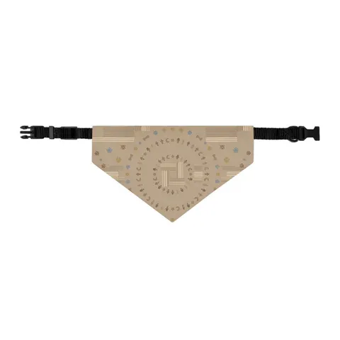 Faith Flag Multi-Faith Harmony Circle Pet Bandana Collar — other view