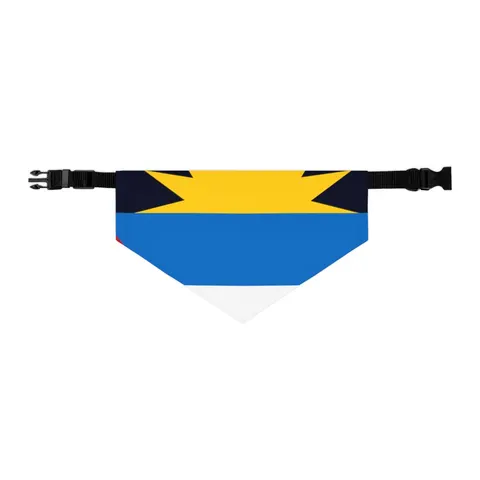 Antigua & Barbuda Rising Sun Pet Bandana Collar — other view