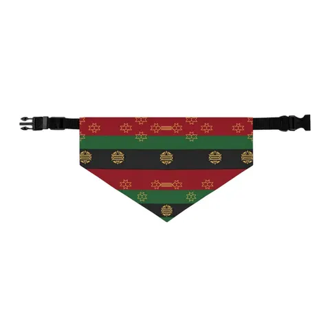Black American Heritage Black American Heritage Flag Pet Bandana Collar — other view