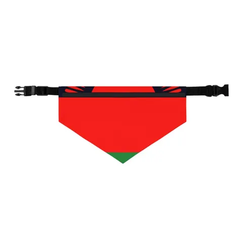 Malawi Rising Sun Pet Bandana Collar — other view
