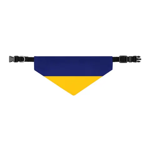 Mauritius Color Bands Pet Bandana Collar — other view