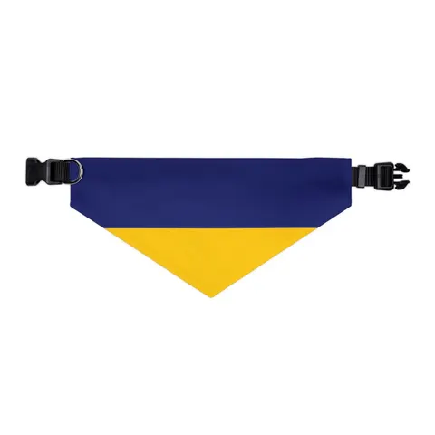 Mauritius Color Bands Pet Bandana Collar — other view
