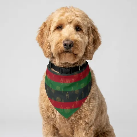 Holiday Kwanzaa Karamu Colors Pet Bandana Collar