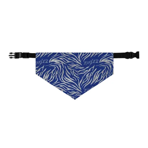 Tennessee State 1912 Royal Pattern Pet Bandana Collar — other view