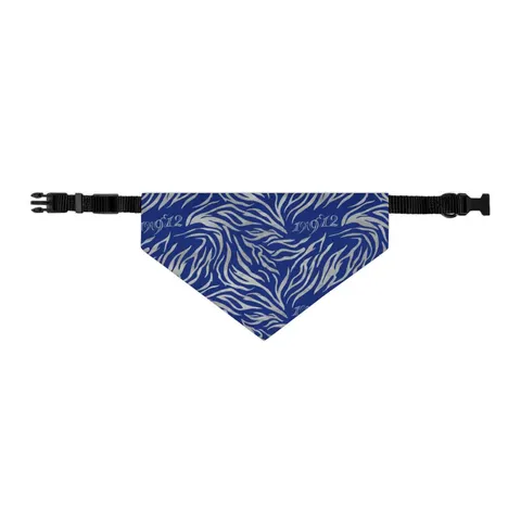 Tennessee State 1912 Royal Pattern Pet Bandana Collar — other view