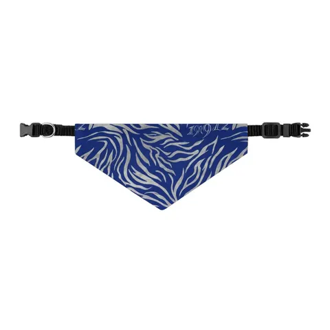 Tennessee State 1912 Royal Pattern Pet Bandana Collar — other view