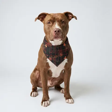 Atlanta Zone 6 Neon Pet Bandana