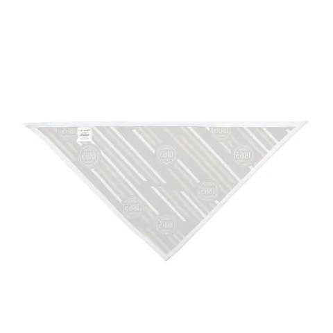 Bowie State 1865 Black & Gold Panel Pet Bandana — other view