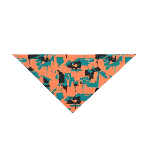 Atlanta Old Fourth Ward Murals Pet Bandana — front view