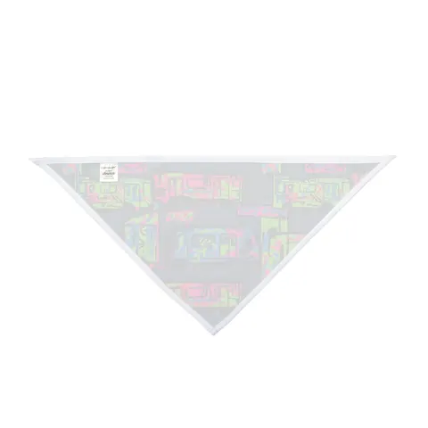 The Bronx Graffiti Train Panels Pet Bandana — other view