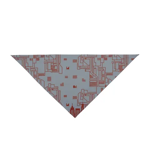 Chicago South Side Blocks Pet Bandana — front view
