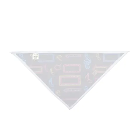 Detroit Motown Neon Pet Bandana — other view