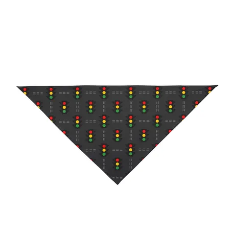 Houston Fifth Ward Signals Pet Bandana — front view