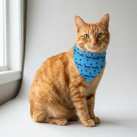 Crenshaw Blue Boulevard Pet Bandana