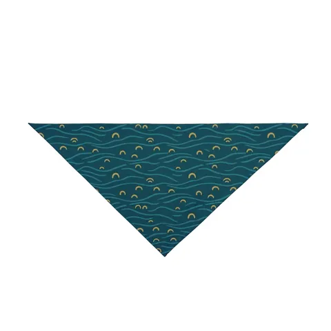 Oakland Lake Merritt Reflections Pet Bandana — front view