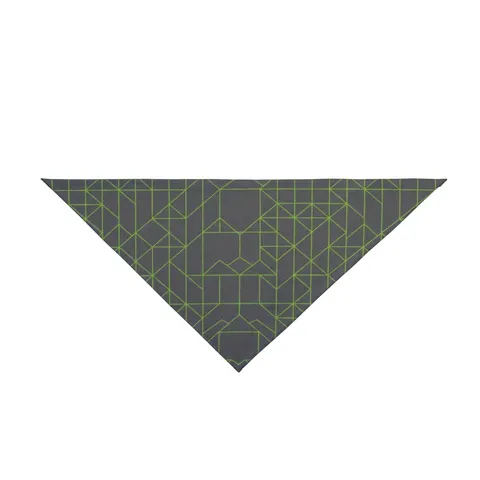 Oakland The Town Grid Pet Bandana — front view