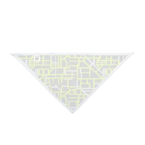 Queens South Jamaica Grid Pet Bandana — other view