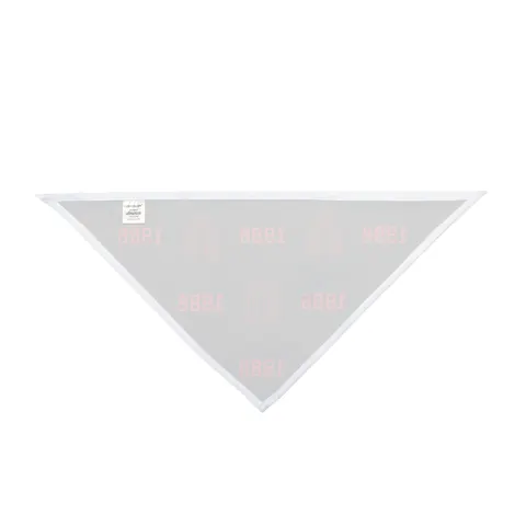 Clark Atlanta 1988 Black & Red Arch Pet Bandana — other view