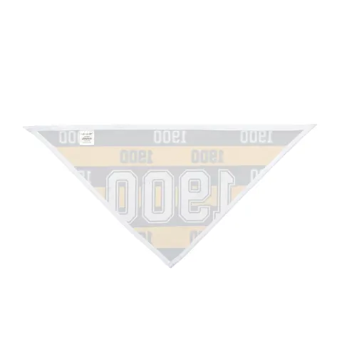 Coppin State 1900 Blue & Yellow Pet Bandana — other view