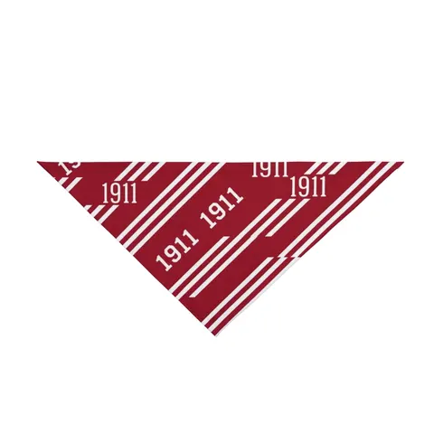 Kappa 1911 Cane Lines Pet Bandana — front view