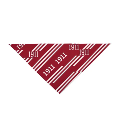Kappa 1911 Cane Lines Pet Bandana — front view