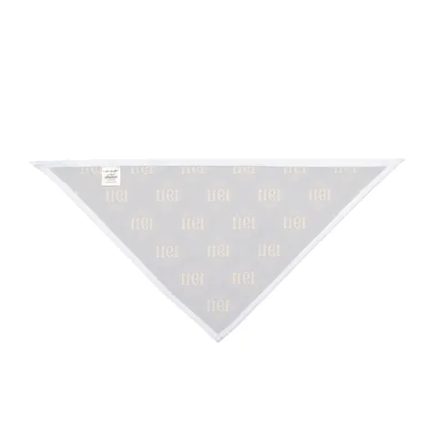 Omega 1911 Purple & Gold Glow Pet Bandana — other view
