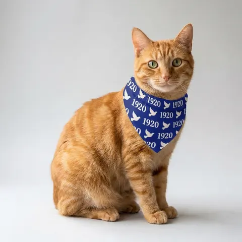 Zeta 1920 Royal Blue & White Pet Bandana