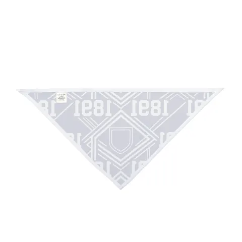 Elizabeth City State 1891 Blue & White Pet Bandana — other view