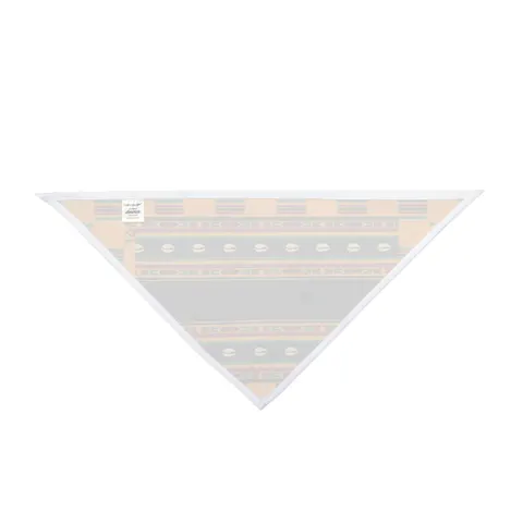 Faith Flag Afro-Spiritual Cowrie & Kente Pet Bandana — other view