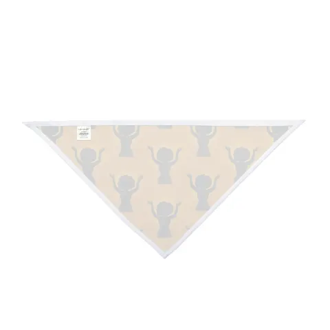 Faith Flag Black Woman in Praise Silhouette Pet Bandana — other view