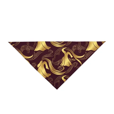 Faith Flag Gospel Choir Robes Pet Bandana — front view