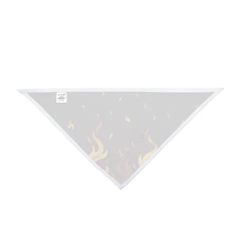 Faith Flag Pentecostal Fire Pet Bandana — other view